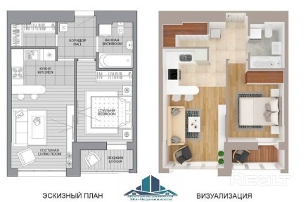 Купить 1-комнатную квартиру, г. Минск, ул. Братская, 7