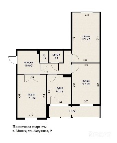 Купить 3-комнатную квартиру, г. Минск, ул. Радужная, 9