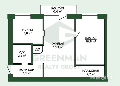 Двушка по цене однушки в Минск-Мире