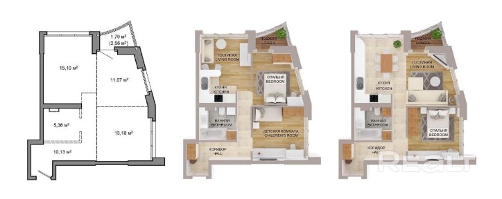 Современная квартира в доме «Вильнюс» со свободной планировкой и прекрасным видом на город!