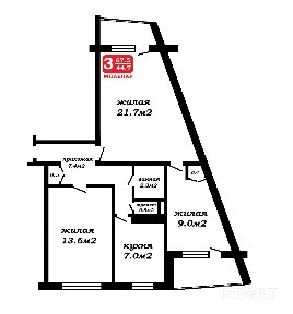 Продается трехкомнатная квартира на пр. Независимости, 137/1