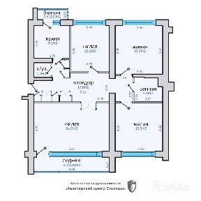 Лучшее предложение на рынке! Продаётся 4-комнатная просторная квартира около парка 