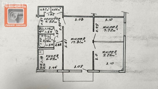 3 к. кв-ра, пр-т Октября, д. 57, г. Гомель