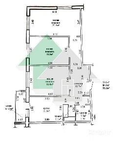 3-комнатная квартира в новостройке по ул. Лейтенанта Рябцева. Код 25266