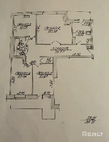 Купить 4-комнатную квартиру, г. Витебск, ул. Чкалова, 44