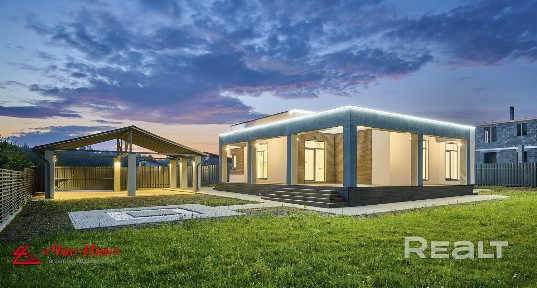 Новый современный коттедж 100% готовности в коттеджном посёлке 