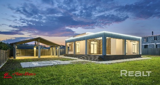 Новый современный коттедж 100% готовности в коттеджном посёлке 