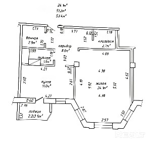 Специальное предложение! Самая большая 1 комнатная квартира у метро Автозаводская!