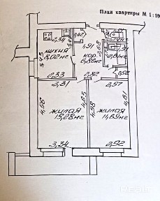 Купить 2-комнатную квартиру, г. Гомель, ул. Быховская, 95