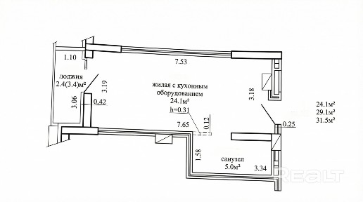Специальное предложение! Панорамная квартира с видом на бизнес-центр!