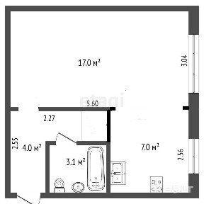1-комнатная квартира с отличным ремонтом в зеленом районе Юбилейный 15 минут до центра Могилёва!