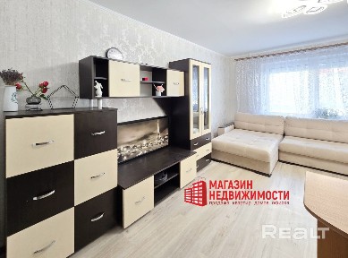 Аренда на длительный срок. 1-комнатная квартира с евроремонтом на ул. Кабяка, 10/2