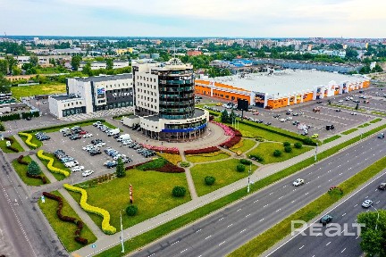 Целый этаж 164,3 м² полезной площади + терраса 69,7 м² в БЦ «Брест Деловой» с мебелью