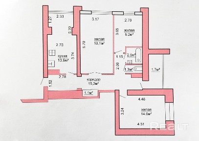 Купить 3-комнатную квартиру, г. Гродно, просп. Купалы