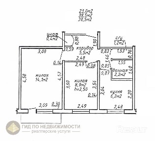 Купить 2-комнатную квартиру, г. Гомель, ул. Малайчука, 33