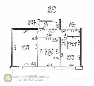 Купить 2-комнатную квартиру, г. Гомель, ул. Малайчука, 33