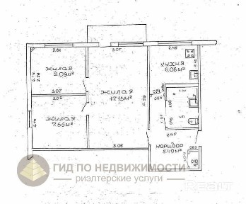 3-ком. квартира, пр-т Октября, д. 10.
