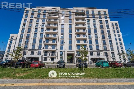 Просторная квартира в ЖК Северный берег, ул. В. Цвирко, 73.
