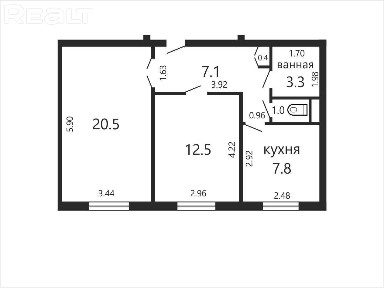 Сталинка с ремонтом
