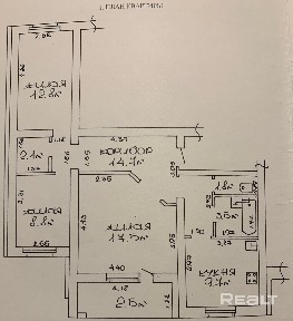 Продам 3-ку 73,4 кв. м. улучшенной планировки по ул. Ефремова М. Г. дом 32 в городе Гомеле.