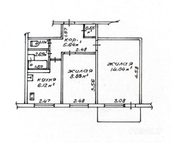 2-комн кварт ул Сосновая, 12