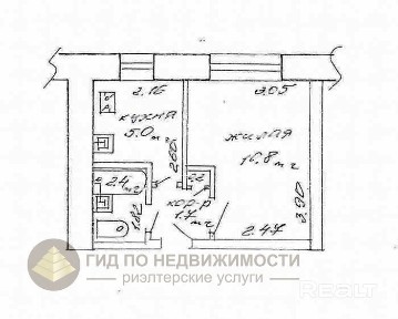 Купить 1-комнатную квартиру, г. Гомель, ул. Минская, 32