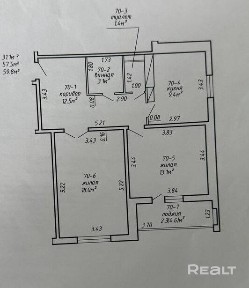 Продается двухкокомнатная квартира по ул. Космонавтов, 41!
