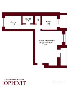 Лот. 49926 3-комнатная квартира, мкр. Центр