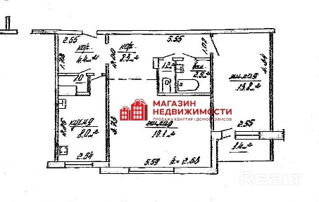 2-комнатная квартира на ул. Репина, 45