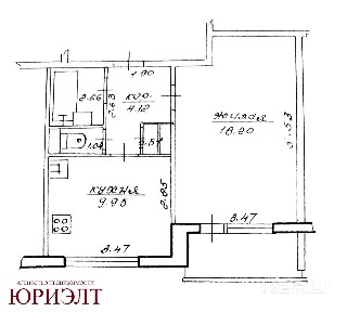 1-комнатная квартира, пр-т Димитрова, 68