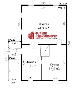 Дом с пирсом на первой береговой линии озера Рыбница