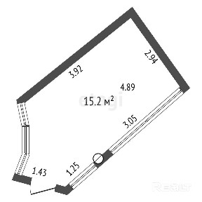 Административное помещение (15,2 м²) в БЦ «Зелёный луг» на 2 - ом этаже.