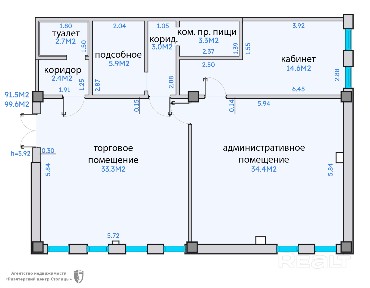 Продается современный, комфортный офис (99,6 м2) с отдельным входом