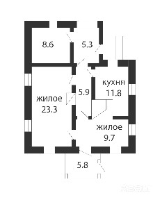 ДОМ В АГРОГОРОДКЕ ДРОГИЧИНСКОГО РАЙОНА