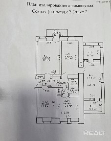 Ттрехкомнатная квартира по ул. Крылова, 8