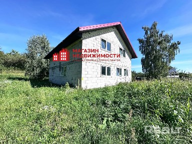Незавершенный законсервированный дом в д. Новоселки (Обуховский с/с)