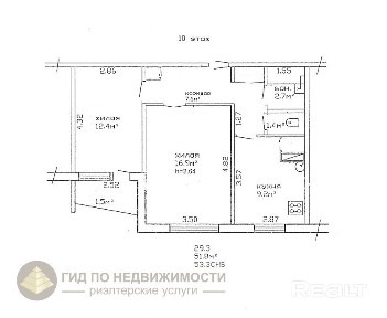 Продается двухкомнатная квартира: Гомель, ул. 1-я Техническая, д. 58 (ориентир рынок Черниговский).