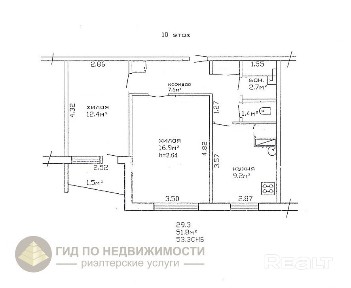 Продается двухкомнатная квартира: Гомель, ул. 1-я Техническая, д. 58 (ориентир рынок Черниговский).
