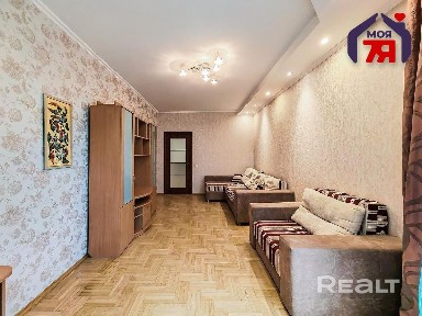 Просторная однокомнатная квартира в современном доме с консьержем
