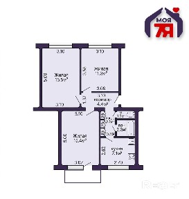 3-ая квартира в зеленом районе Курасовщины