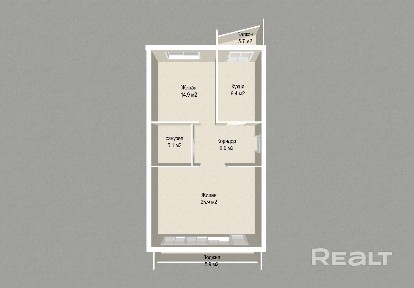 Продается 2-комнатная квартира 68,1 м² с новым ремонтом в знаковом доме на ул. Янки Купалы, 7