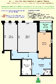 Купить 2-комнатную квартиру, г. Минск, ул. Коласа, 34/Б