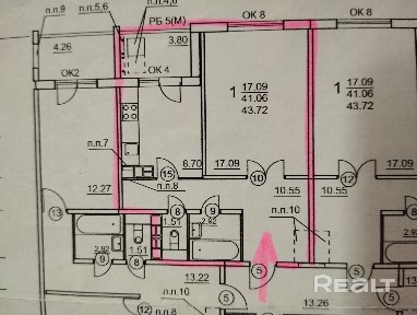 Купить 1-комнатную квартиру, г. Гродно, ул. Калиновского, 50