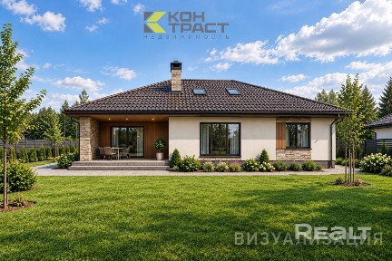 ЭЛИТНЫЙ ДОМ 150 м² В КОТТЕДЖНОЙ д. ЧЕРТЯЖ (7 км от Минска)